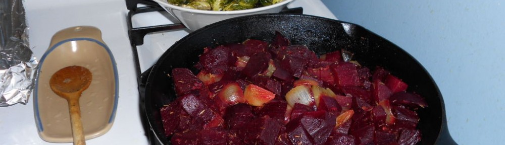 Baked Beets & Shallots (red)