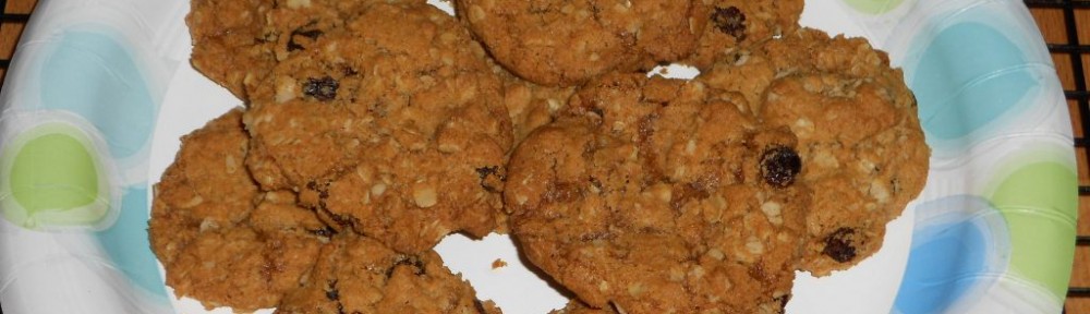 Oatmeal Raisin Cookies, gluten-free, vegan
